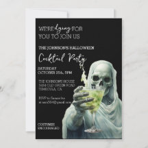 Griller Sensenmann Cocktail Halloween-Party Wasser