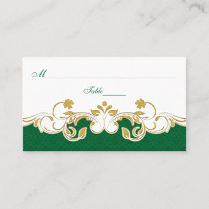 Grilles Vertes Blanches Or, Cartes Shamrocks