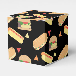 Grillfest Hot Dog Burger Essen Sandwich Party Geschenkschachtel