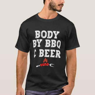 Grillfleisch Grillkörper nach Grillen und Bier T-Shirt