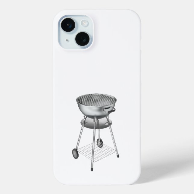 Grillgrill aus Silberkohle Case-Mate iPhone Hülle (Rückseite)