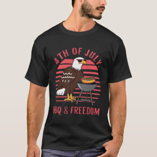 Grillin' and Chillin': Mit BB feiern Freiheit T-Shirt