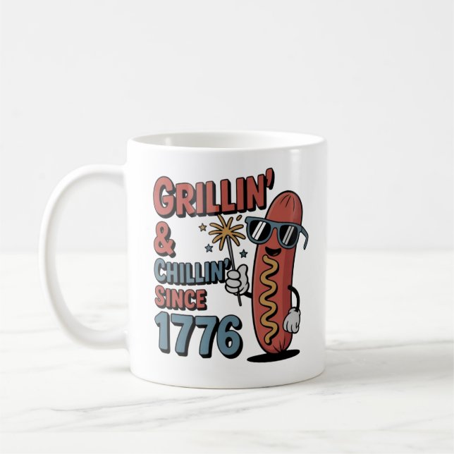 Grillin’ & Chillin’ 4. Juli Tasse (Links)