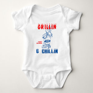 Grillin_Chillin Baby Strampler