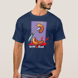 Grillin' Day mit Hot Dogs T-Shirt