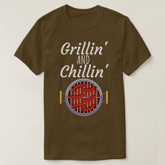 Grillin T-Shirt (Design vorne)