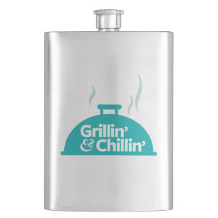 Grillin u. Chillin Flachmann