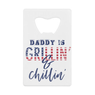 GRILLIN u. CHILLIN Sommer-Grillen Geldbeutel Flaschenöffner