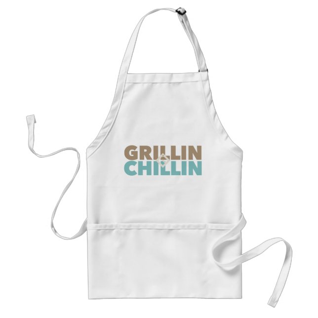 Grillin' und Chillin' Schürze (Vorne)