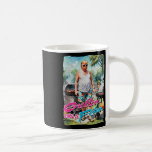 Grillin wie ein Felon Funny Trump 2024 Chillin wie Kaffeetasse