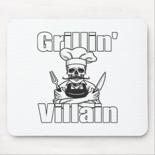 Grillin wie eine Villain Grillen Grillin und Chill Mousepad