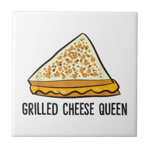 Grillkäse Queen Funny Grilled Cheese Fliese
