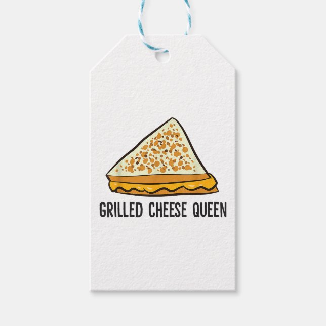 Grillkäse Queen Funny Grilled Cheese Geschenkanhänger (Vorderseite)
