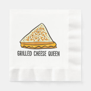 Grillkäse Queen Funny Grilled Cheese Serviette