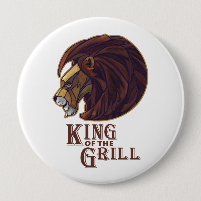 Grillkönig Button (Vorderseite)