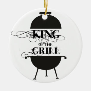 Grillkönig Keramik Ornament