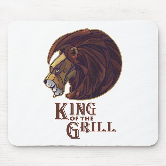 Grillkönig Mousepad (Vorne)
