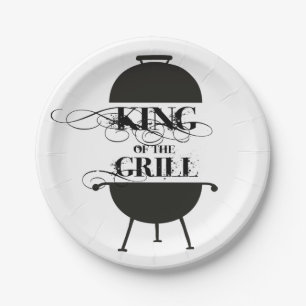 Grillkönig Pappteller