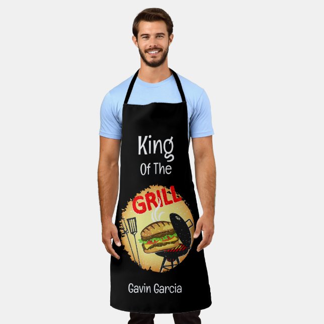 Grillkönig Schürze (Getragen)