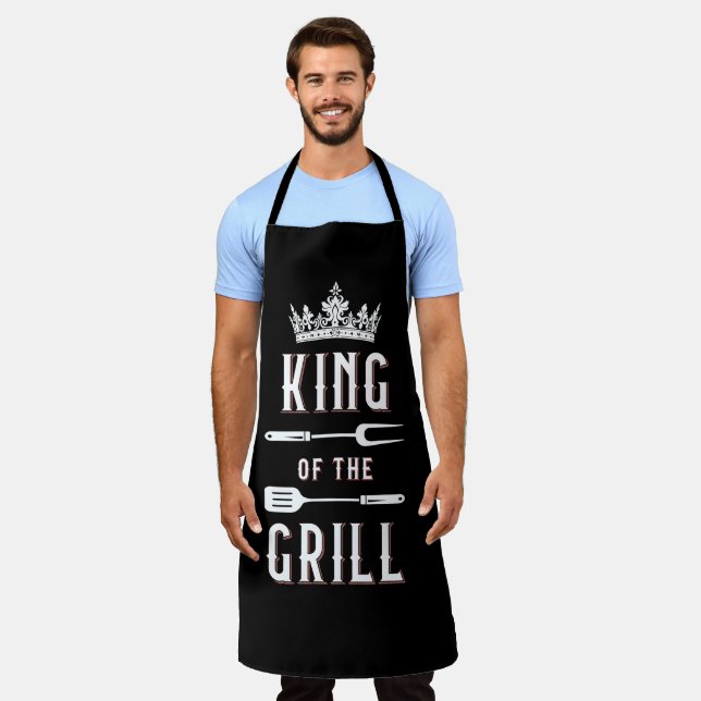 Grillkönig Schürze (Getragen)