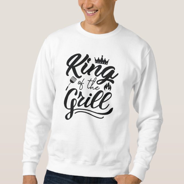 Grillkönig Sweatshirt (Vorderseite)