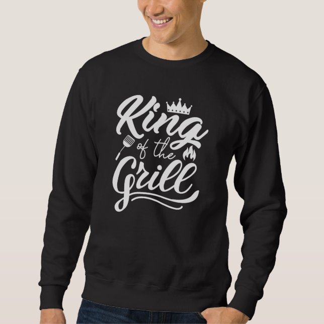 Grillkönig Sweatshirt (Vorderseite)