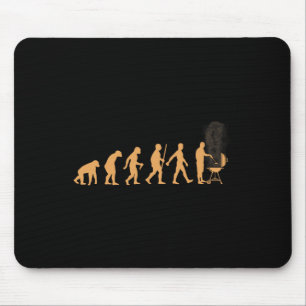 Grillkunst für Männer Frauen BBQ-Grill Barbecue Fl Mousepad