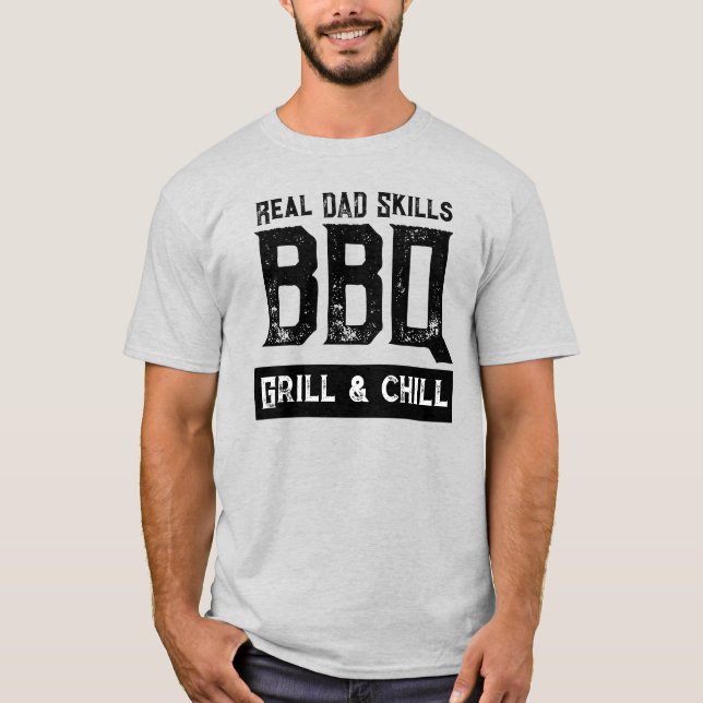 Grillmaster dad cool funny T-Shirt (Vorderseite)