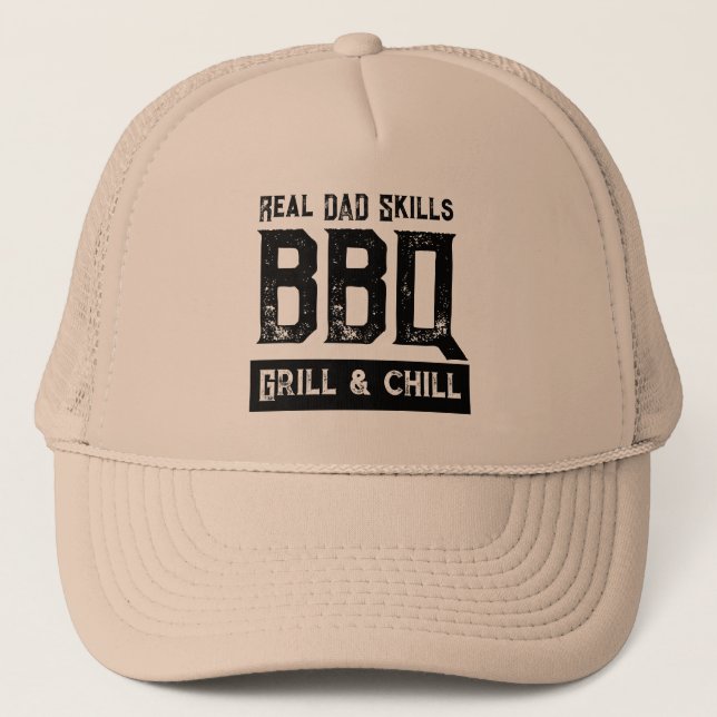 Grillmaster dad cool funny trucker hat truckerkappe (Vorderseite)