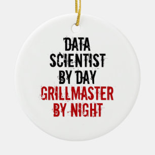 Grillmaster Data Scientist Keramik Ornament