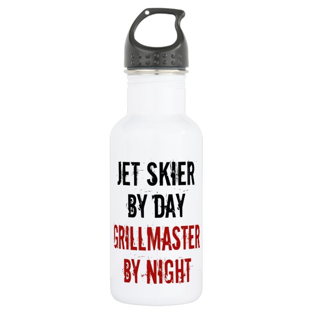Grillmaster Jet Skier Edelstahlflasche (Vorderseite)