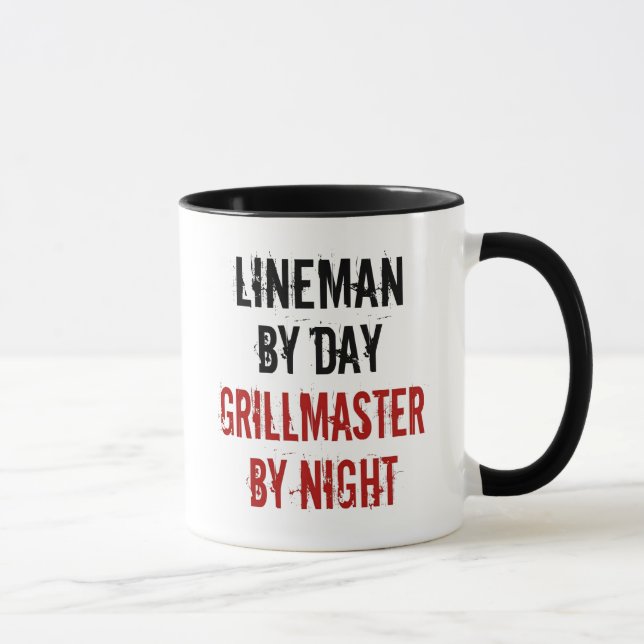 Grillmaster Lineman Tasse (Rechts)