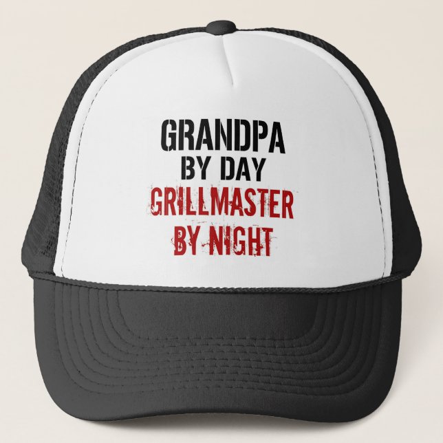 Grillmaster Opa Truckerkappe (Vorderseite)