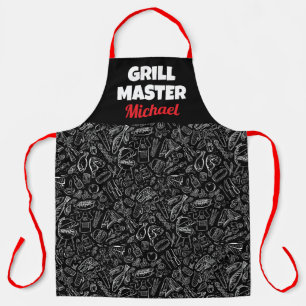 Grillmeister BBQ Foodie Männer Papa Ehemann Schürze