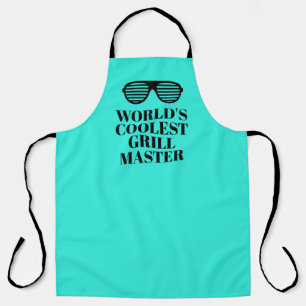 Grillmeister der Welt - lustige BBQ-Schürze für Mä Schürze