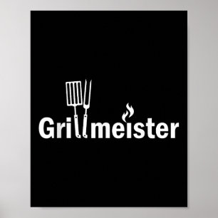 Grillmeister Grillmaster, Grillen, Grillen Poster