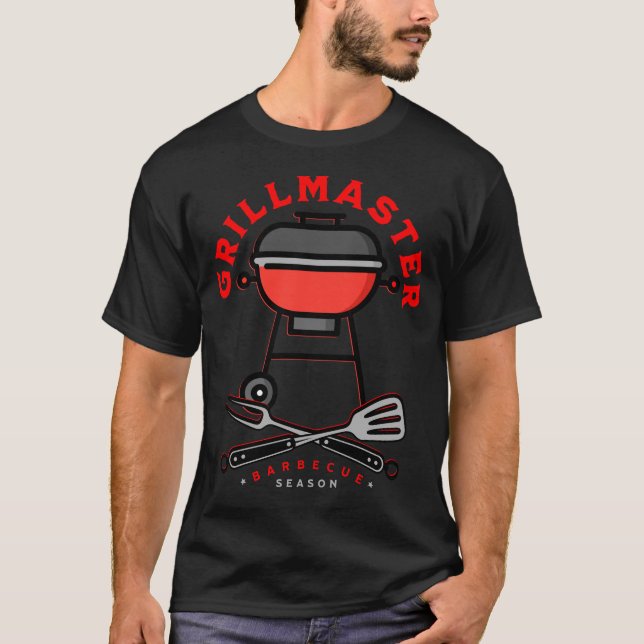 Grillmeister, Grillsaison T-Shirt (Vorderseite)