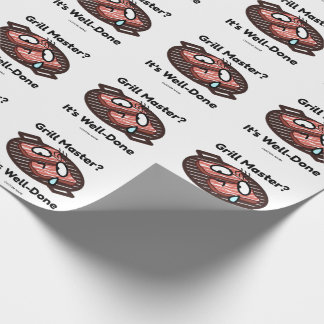 Grillmeister Gut Gemacht Lustiges BBQ Dad Geschenk Geschenkpapier