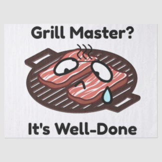 Grillmeister Gut Gemacht Lustiges BBQ Dad Geschenk Seidenpapier