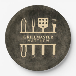 Grillmeister klassische benutzerdefinierte Barbecu Pappteller