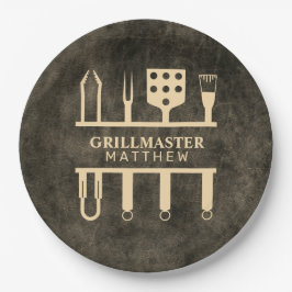 Grillmeister klassisches Grillmeisterklassik-Party Pappteller