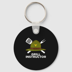 Grillmeister lustiger BBQ-Pitmaster-Grill-Vater Schlüsselanhänger