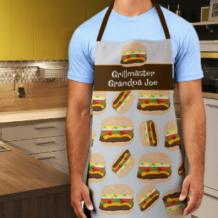 Grillmeister Personalisiertes Burger Muster BBQ Schürze