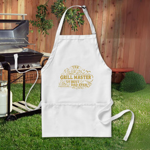 Grillmeister und bester Vater aller Zeiten Vaterta Schürze