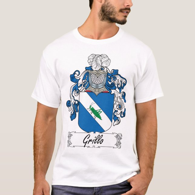 Grillo Familienwappen T-Shirt (Vorderseite)