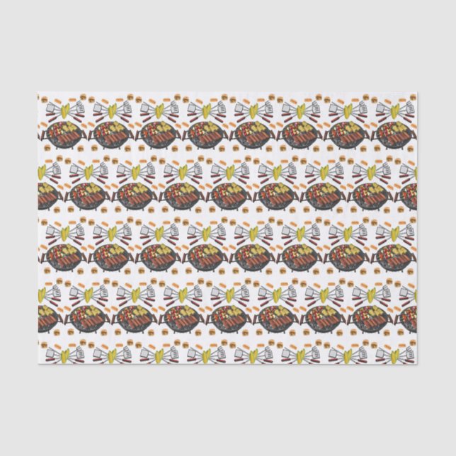Grillpapier Party Tissue Paper Seidenpapier (Vorderseite)