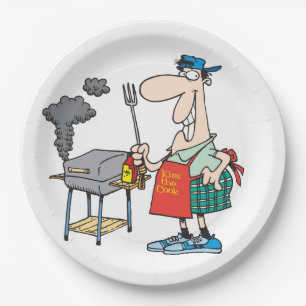 Grillpapier-Teller Pappteller