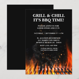 Grillparty im Sommer Einladung