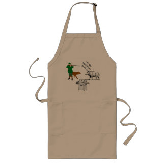 Grillschürtze 1x1 des jagdlichen grillens lange schürze
