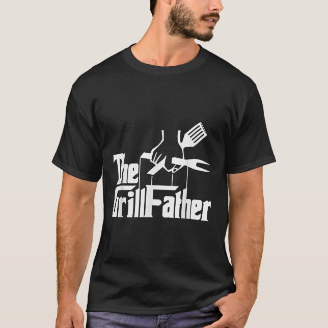 Grillvater Barbecue Grillen Grill Master Smoker Fl T-Shirt (Vorderseite)